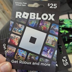 Roblox Gift Cards $25 Each (2)
